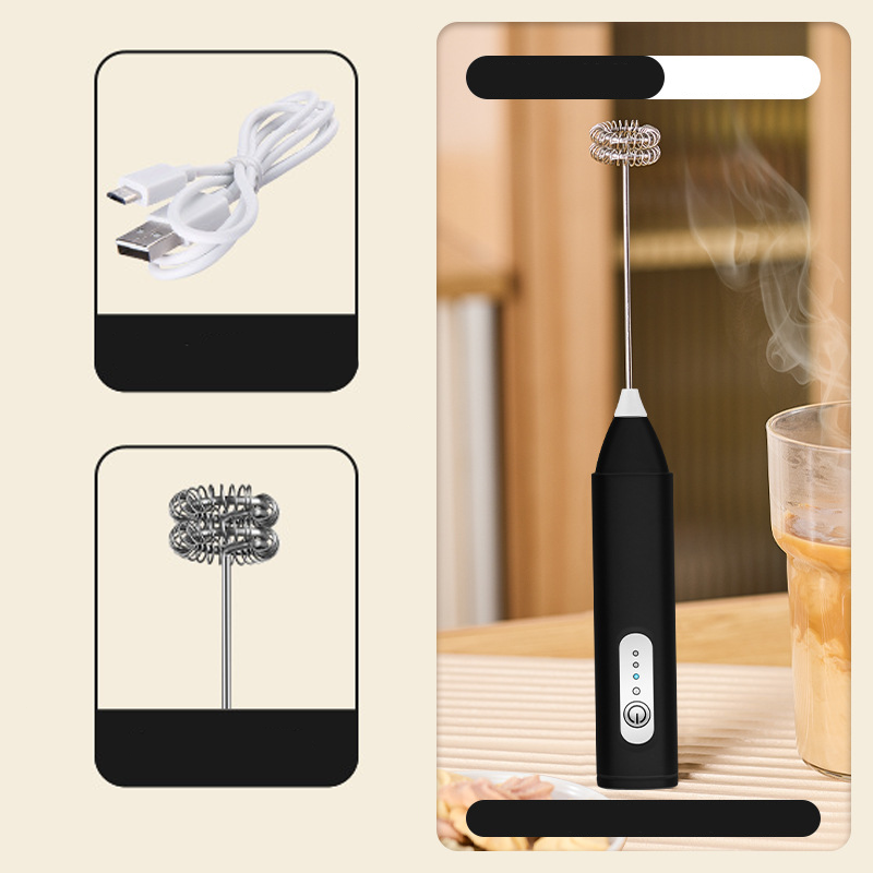 🎉 2026 Sale — Over 17,000 Sold! 💞 Electric Drink Foam Mixer