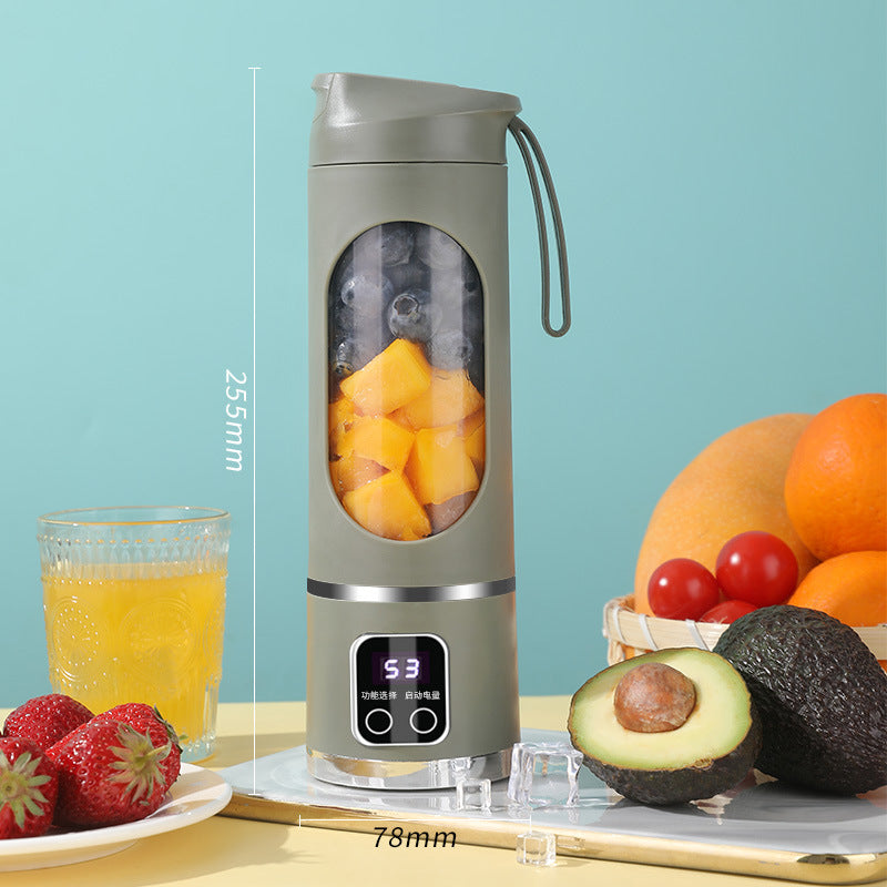 ☀️ Summer Flash Sale: 60% OFF ⚡ – Portable Mini Rechargeable Juicer Cup 🥤, Multifunctional Personal Blender 🍓 for Fresh Juice On-the-Go 🚀