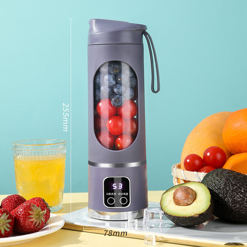 ☀️ Summer Flash Sale: 60% OFF ⚡ – Portable Mini Rechargeable Juicer Cup 🥤, Multifunctional Personal Blender 🍓 for Fresh Juice On-the-Go 🚀